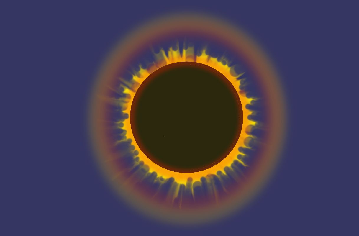 Eclipse Solar, por Juan Merino Bartrina.
