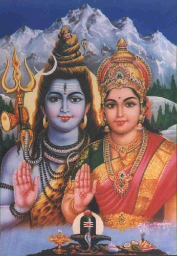 Siva y Parvati, la pareja Tntrica
